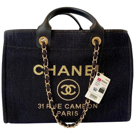 chanel deauville tote price 2019|chanel deauville tote large size.